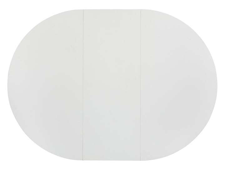 Charleston White Dove White Extendable 48" Round Dining Table - D5611-22WH