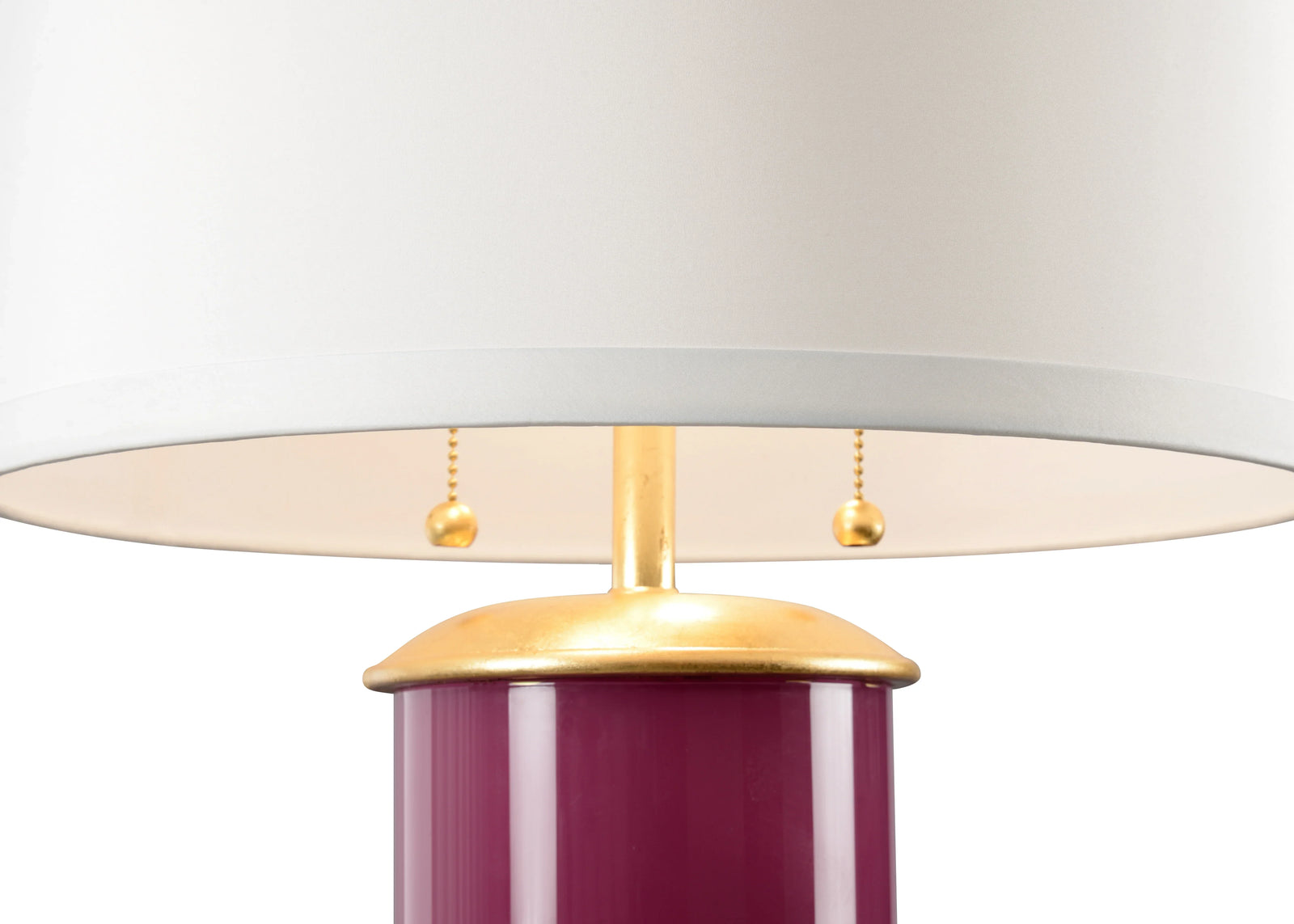 Fuchsia/Gold Leaf