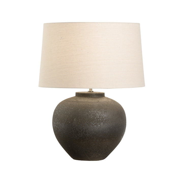 Shiga/Sanded Black Glaze Dinish