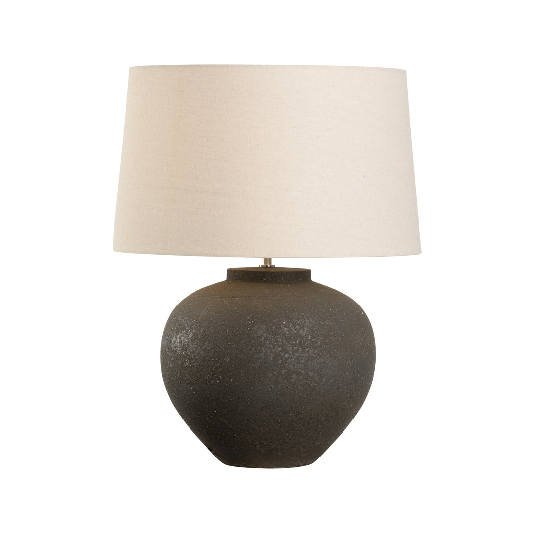 Shiga/Sanded Black Glaze Dinish