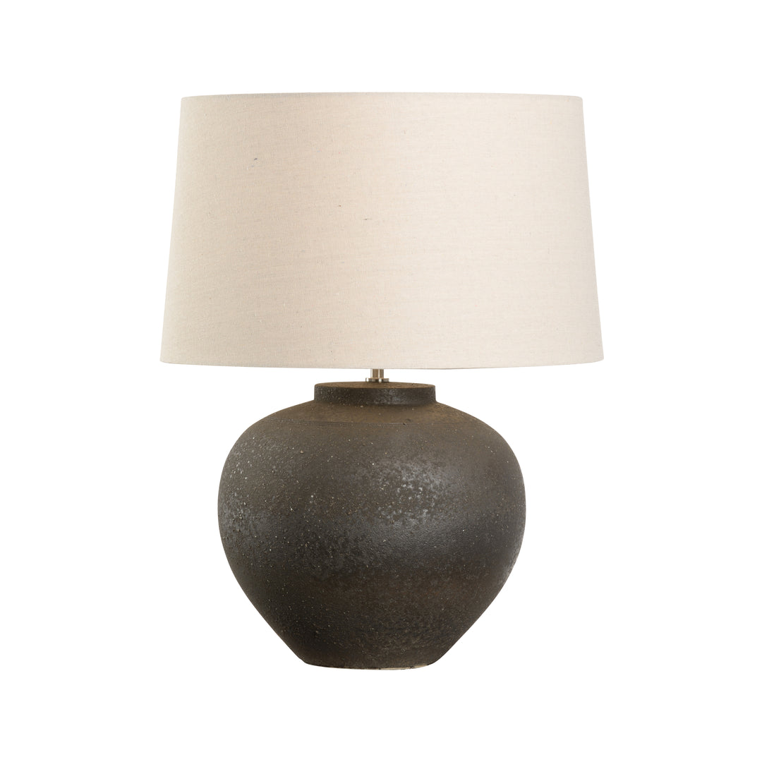Shiga/Sanded Black Glaze Dinish