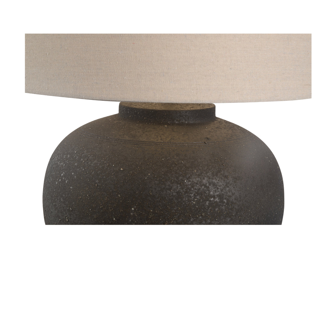 Shiga/Sanded Black Glaze Dinish