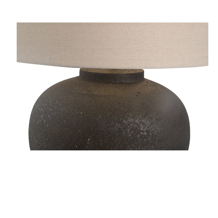 Shiga/Sanded Black Glaze Dinish