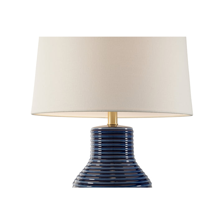 Blue Glaze/Gold Leag
