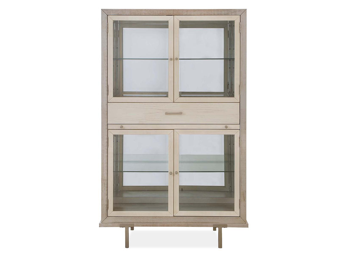 Lenox Acadia White Display Cabinet - D5490-08