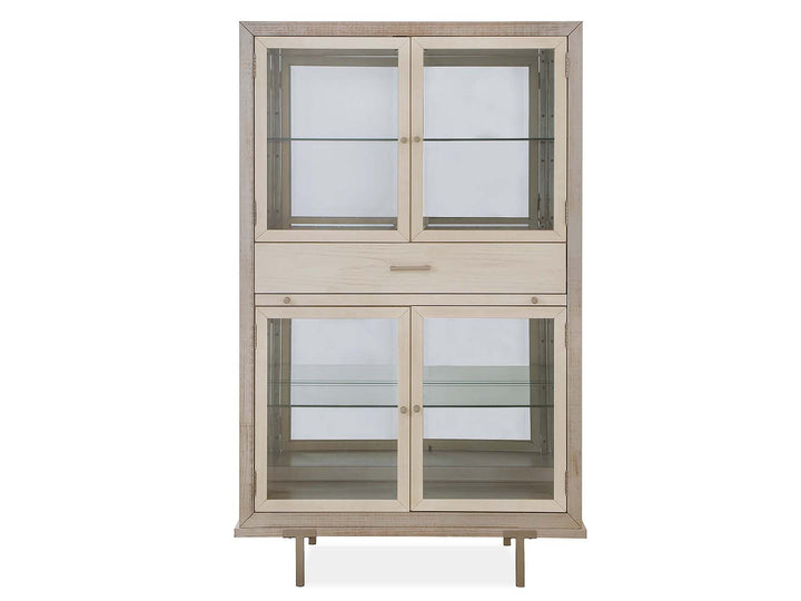 Lenox Acadia White Display Cabinet - D5490-08