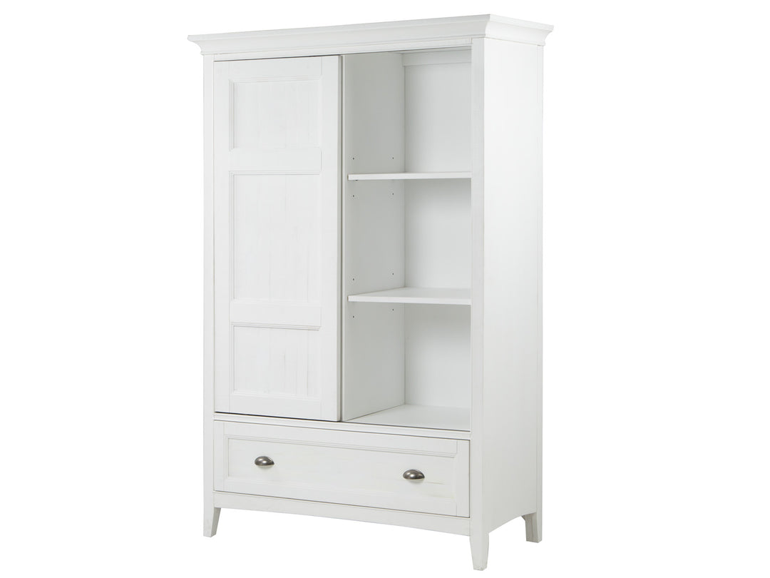 Heron Cove Chalk White And Dovetail Grey Door Chest - B4400-13