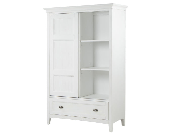 Heron Cove Chalk White And Dovetail Grey Door Chest - B4400-13