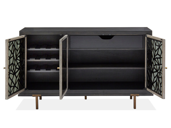 Ryker Nocturn Black And Coventry Grey Server - D5013-15