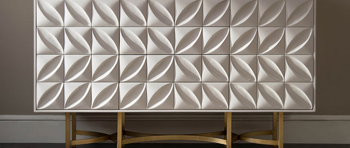Ghost White Credenza