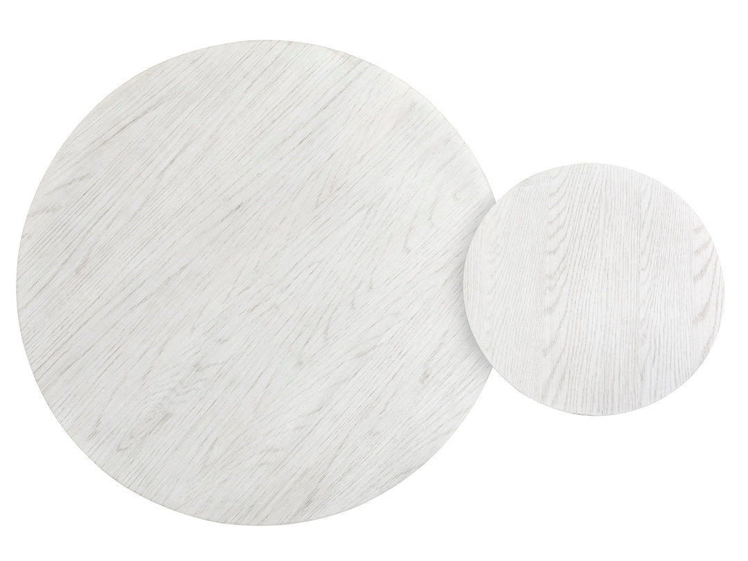 Sunset Cove Moonlight Pearl Nesting Cocktail Table With Casters - T5879-52
