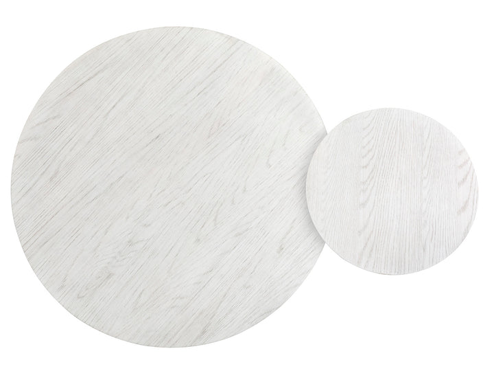 Sunset Cove Moonlight Pearl Nesting Cocktail Table With Casters - T5879-52