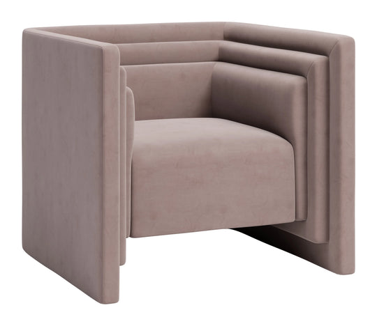 Zuo Trippel Armchair Taupe ACCENT + LOUNGE CHAIRS