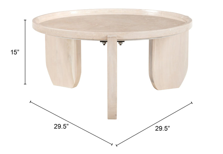 Nador Coffee Table Natural - AmericanHomeFurniture
