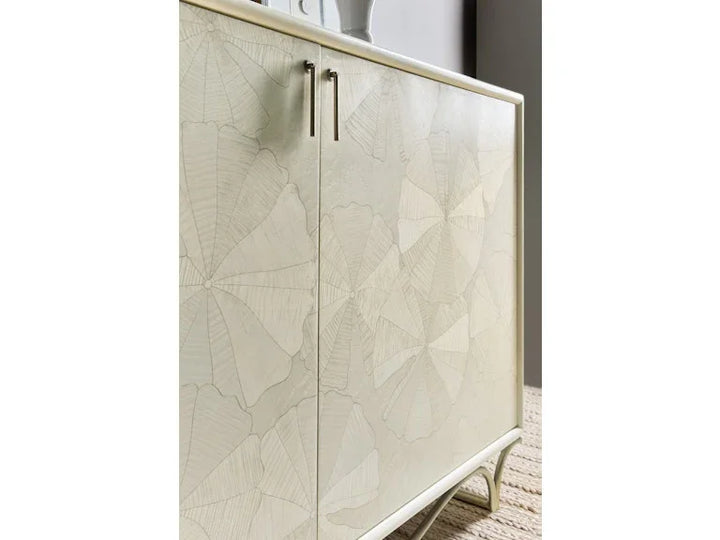 American Home Furniture Hooker Furniture Melange White Lotus Hall Chest