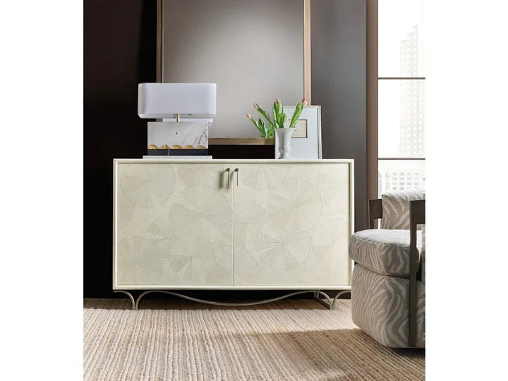 American Home Furniture Hooker Furniture Melange White Lotus Hall Chest