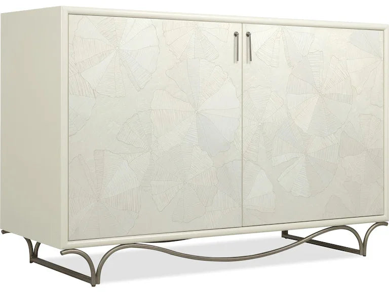 American Home Furniture Hooker Furniture Melange White Lotus Hall Chest