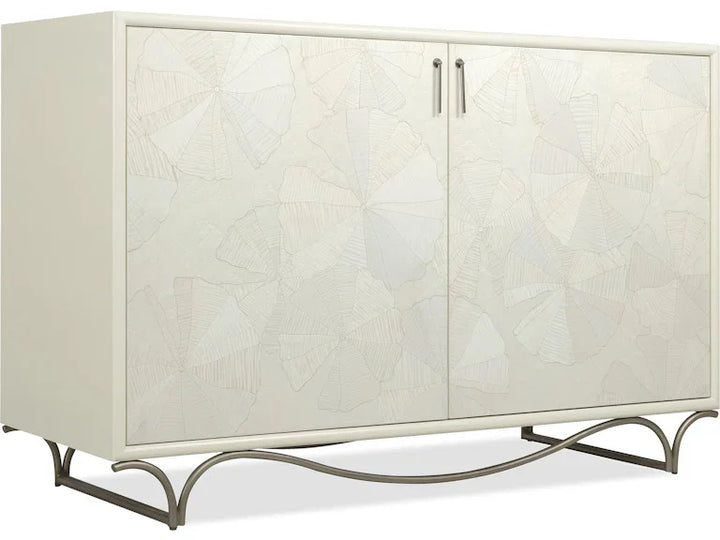 American Home Furniture Hooker Furniture Melange White Lotus Hall Chest