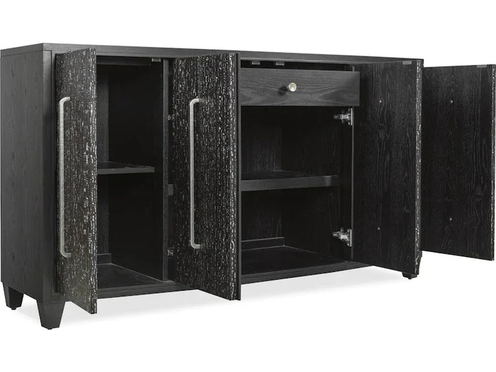 American Home Furniture Hooker Furniture Melange Midnight Credenza
