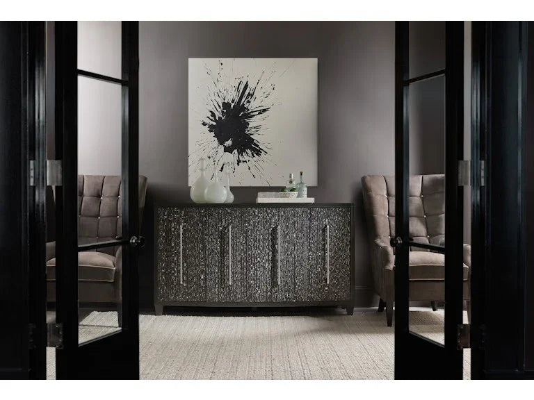 American Home Furniture Hooker Furniture Melange Midnight Credenza