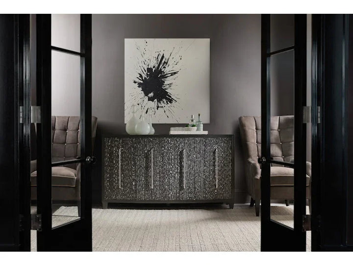 American Home Furniture Hooker Furniture Melange Midnight Credenza