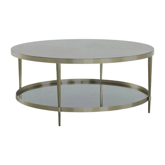 Fairfield Chair - Libby Langdon Marlowe Tiered Round End Table - 6308-ET | American Home Furniture