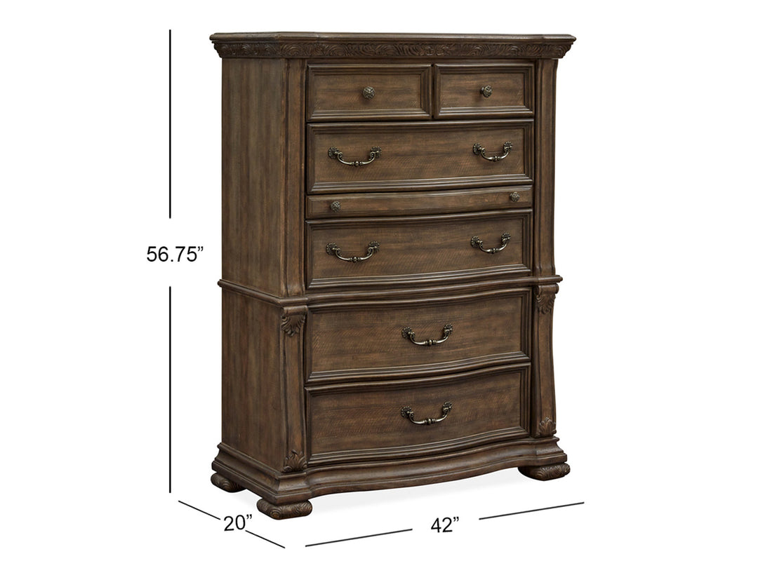 Durango Willadeene Brown Drawer Chest - B5133-10