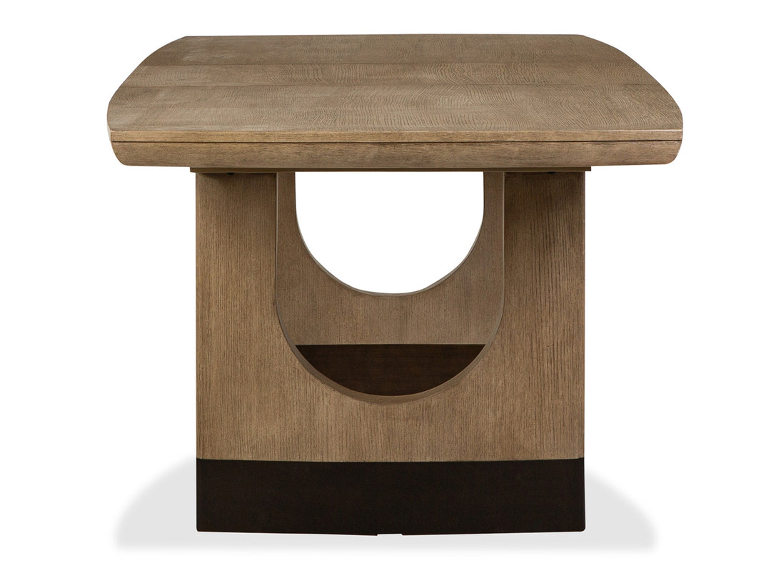 Tristan Swiss Coffee Extendable Trestle Dining Table - D5878-21