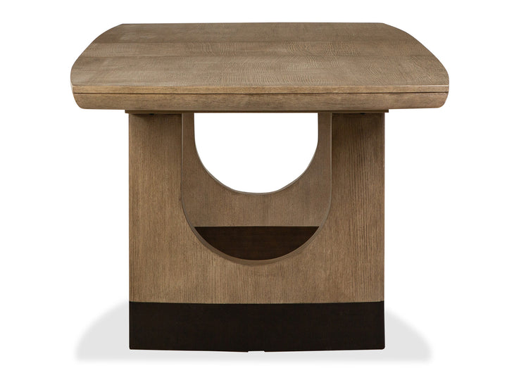 Tristan Swiss Coffee Extendable Trestle Dining Table - D5878-21