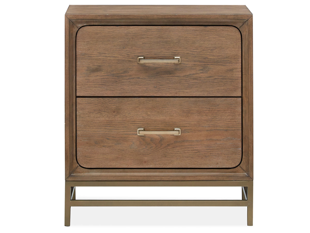 Lindon Belgian Wheat And Coffee Bean Drawer Nightstand - B5570-01