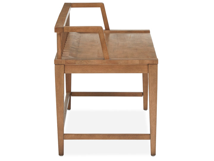 Lindon Belgian Wheat Low Back Arm Bench - D5570-79