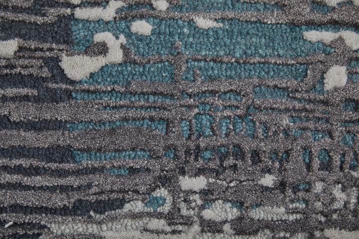 Rectangle/2' x 3'/Ivory/Charcoal