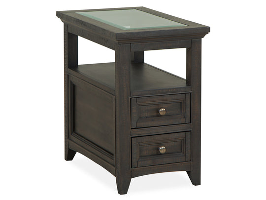 Westley Falls Graphite Chairside End Table - T4399-10