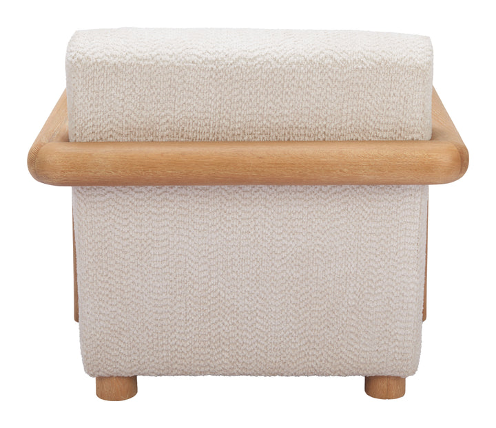 Subliem Accent Chair Cotton White