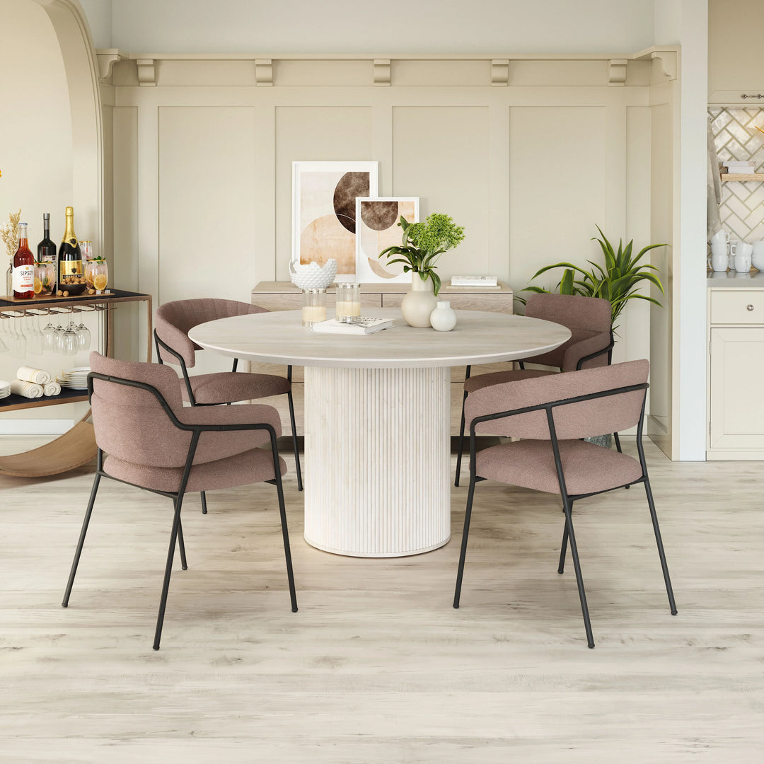 Marcel Dining Chair (Set of 2) Brown - AmericanHomeFurniture