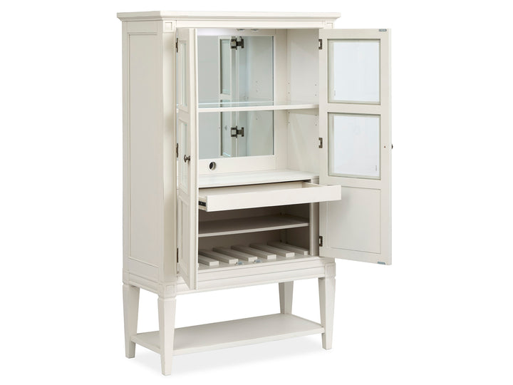 Willowbrook Egg Shell White Display Cabinet - D5324-08