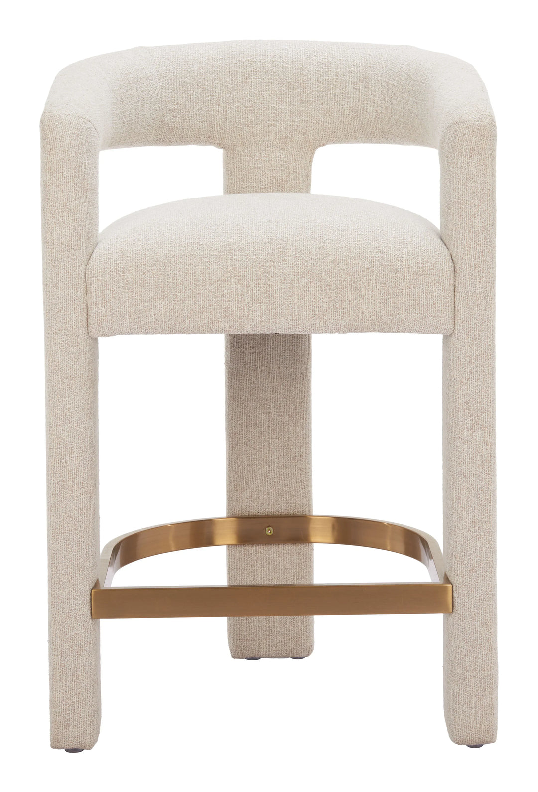 Saiko Counter Stool Beige - AmericanHomeFurniture