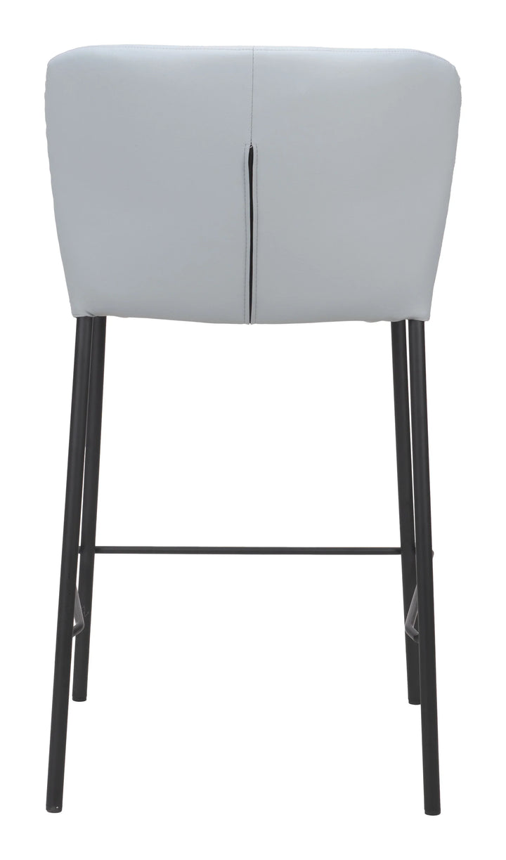 Linz Counter Stool (Set of 2) Gray - AmericanHomeFurniture