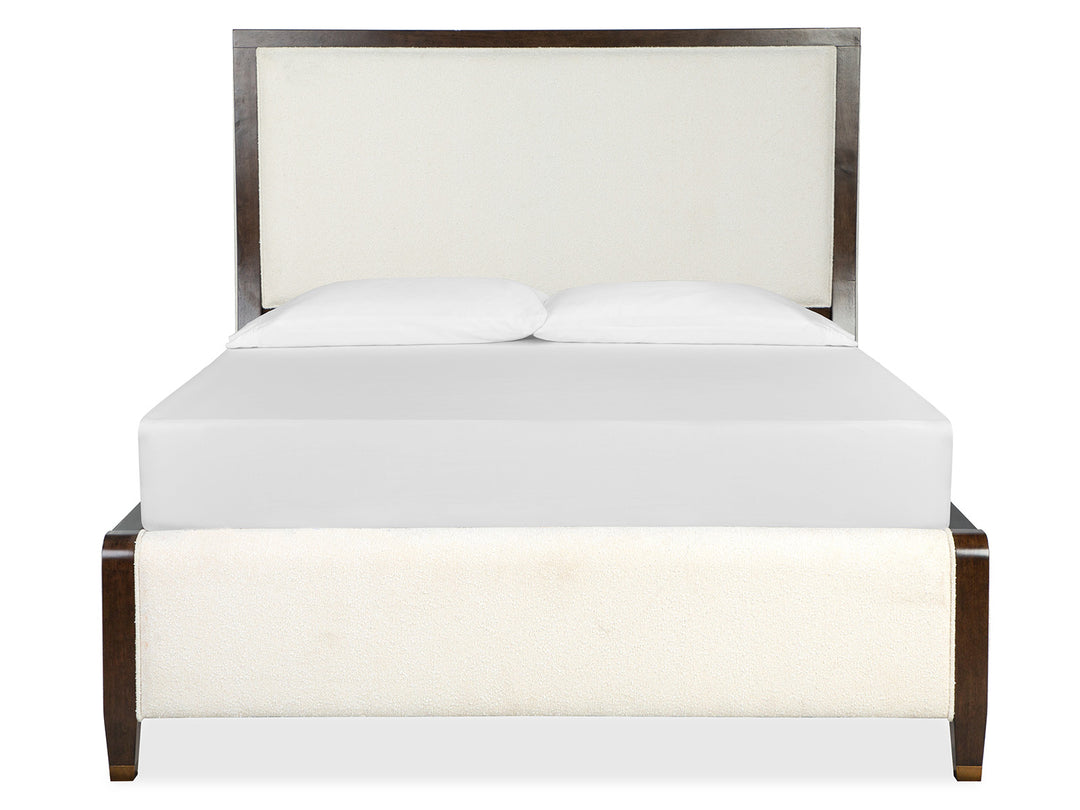 Rowan Espresso Queen Upholstered Panel Bed - B5769-55