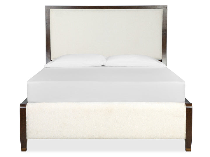 Rowan Espresso Queen Upholstered Panel Bed - B5769-55
