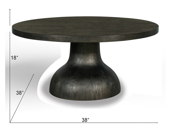 Bosley Coffee Bean Round Cocktail Table - T5762-45