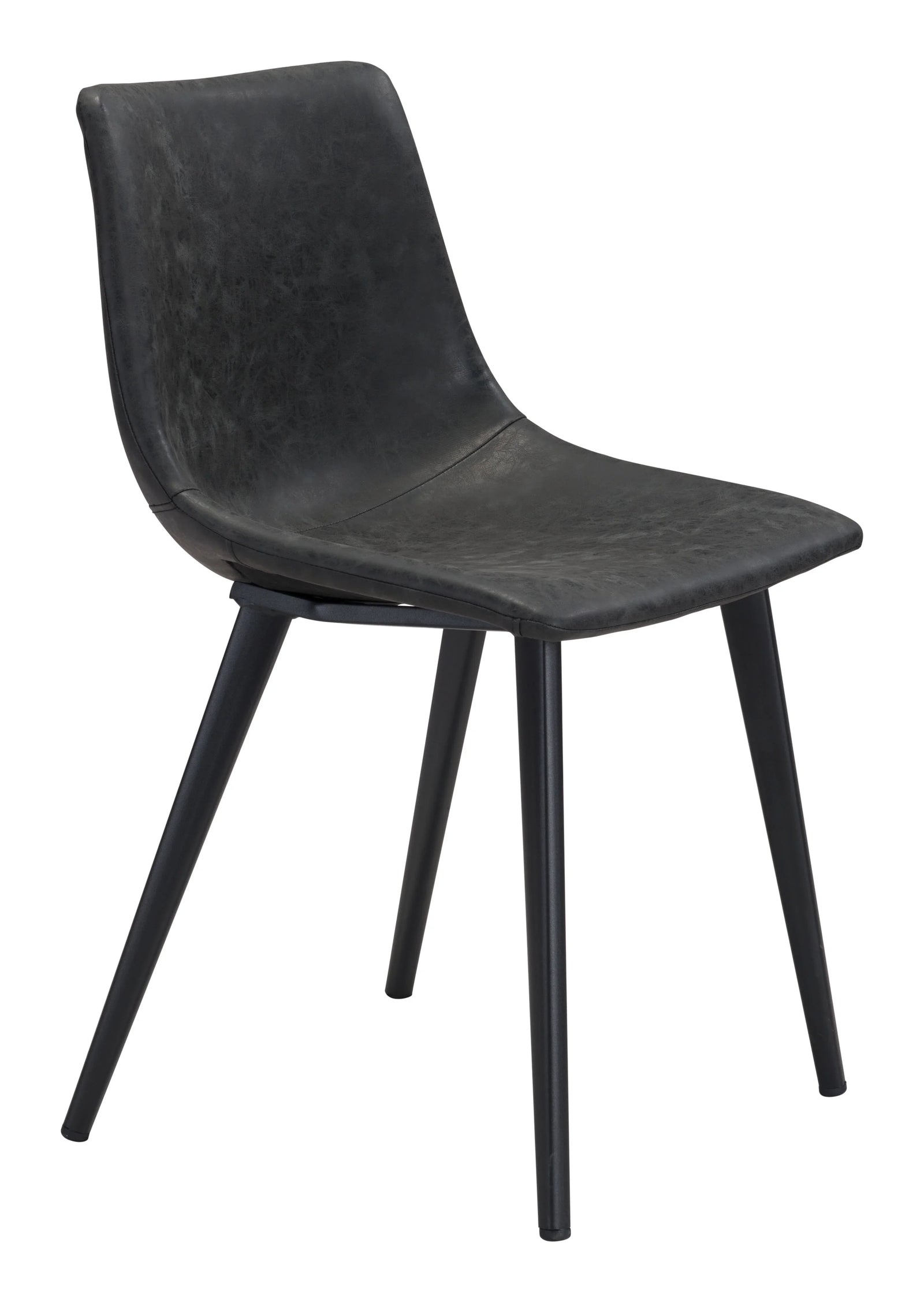 Zuo Daniel Dining Chair (Set of 2) Vintage Black DINING CHAIRS