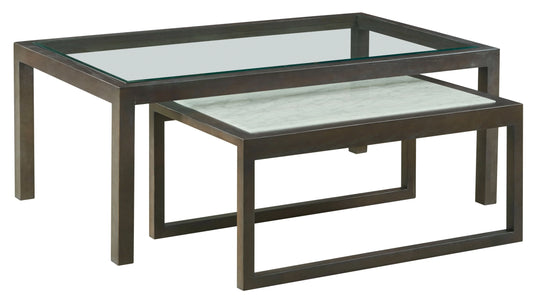 American Home Furniture Fairfield Chair Libby Langdon Gansett Nesting Cocktail Table