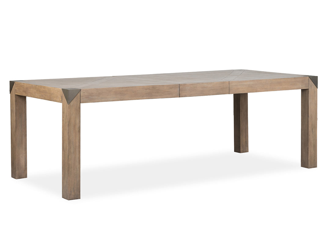 Ainsley Cerused Khaki Extendable Rectangular Dining Table - D5333-20