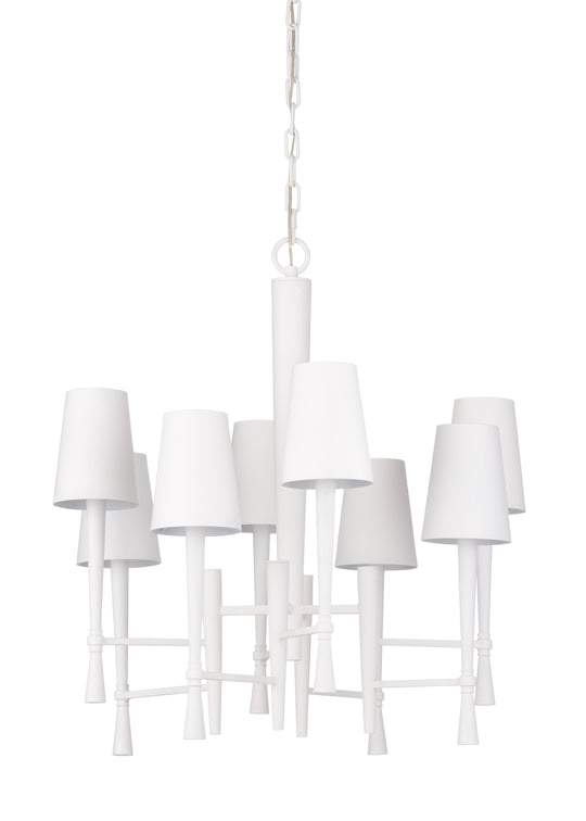 White Ferrier Chandelier - 67424