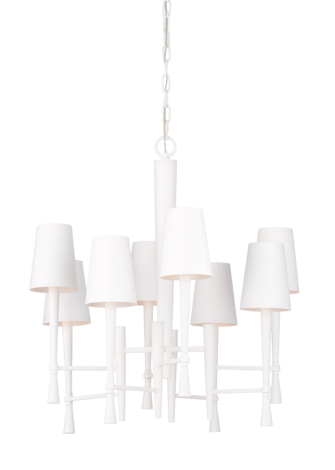 White Ferrier Chandelier - 67424