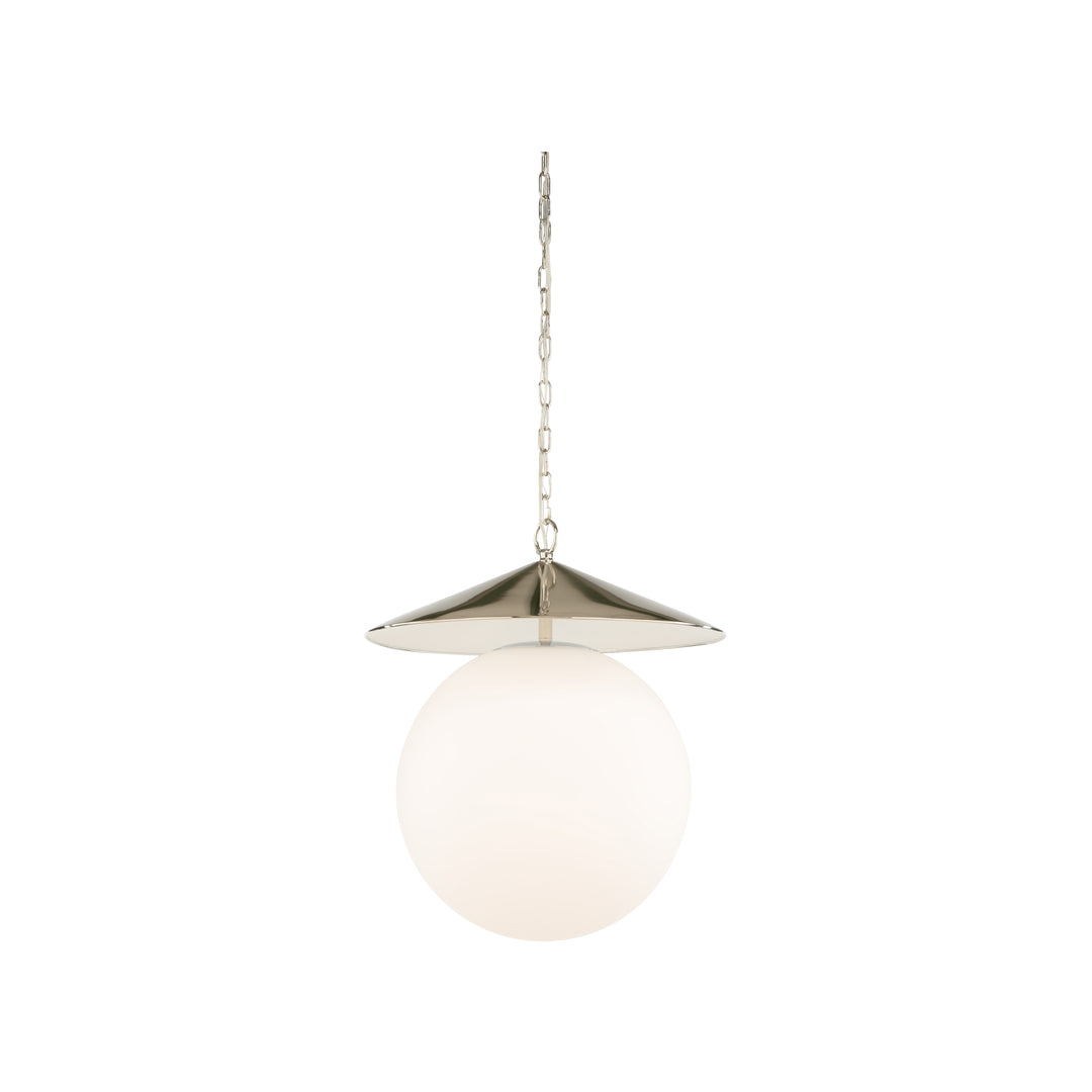 Polished Nickel/ White Milk