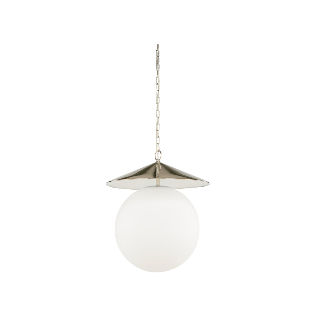 Polished Nickel/ White Milk