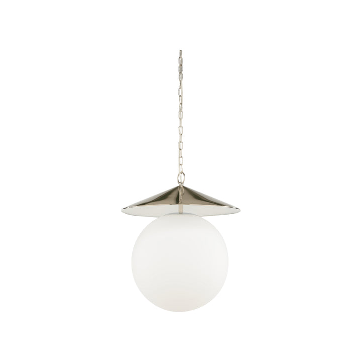 Polished Nickel/ White Milk