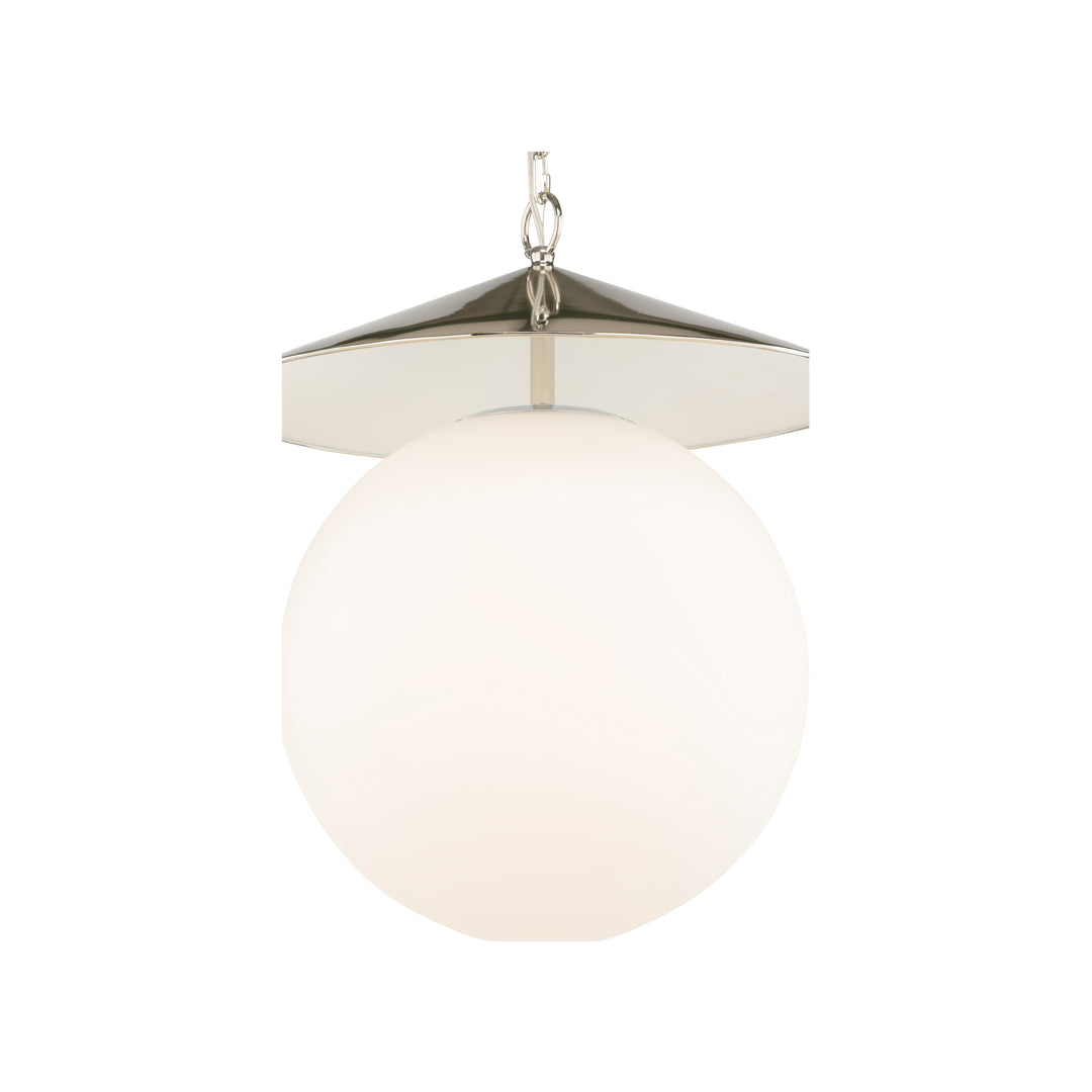 Polished Nickel/ White Milk